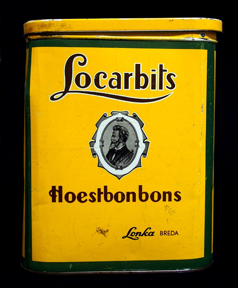 Locarbits Hoestbonbons blik, Lonka Breda, foto1