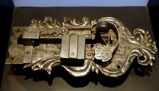 Lock, 18th century, iron - Stadtmuseum Fembohaus - Nuremberg, Germany -DSC02122