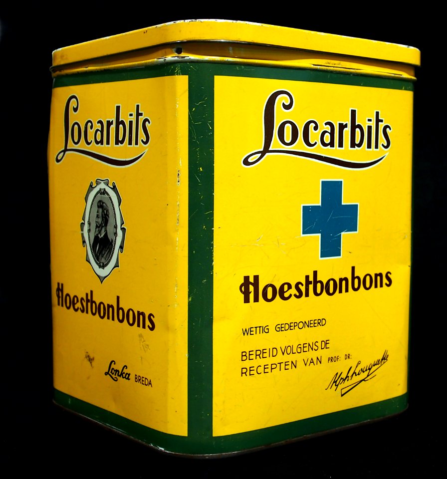 Locarbits Hoestbonbons blik, Lonka Breda, foto2