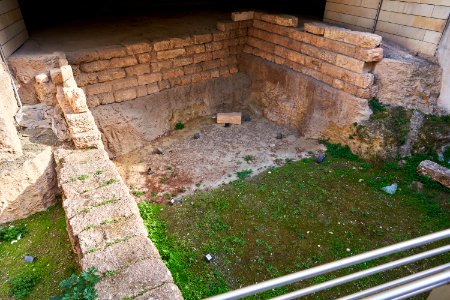 Location of the Acharnean Gate in Kotzia Square on November 11, 2019