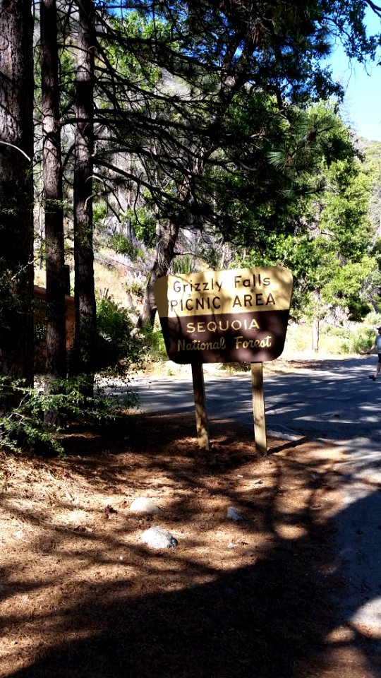 Location of Grizzly falls