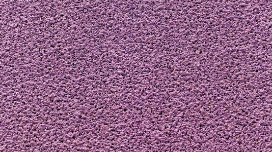Ground plastic synthetic