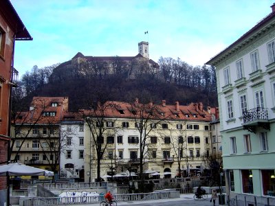 Ljubljana, January 2008, downtown detail 30