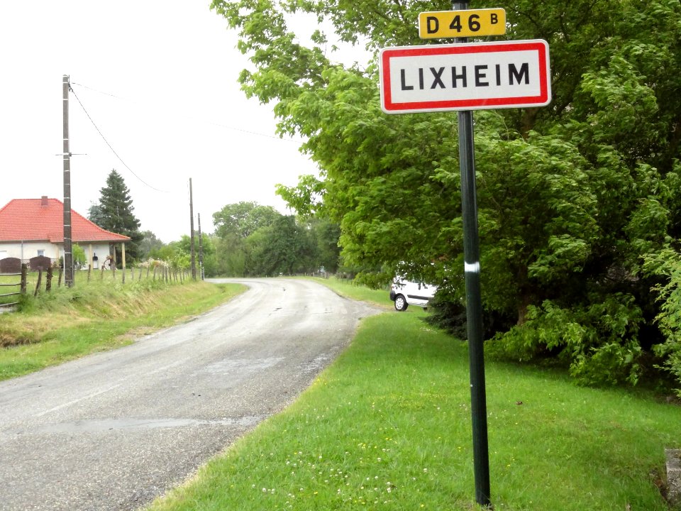 Lixheim (Moselle) panneau d'entrée