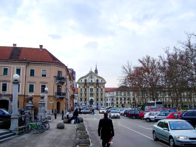 Ljubljana, January 2008, downtown detail 31