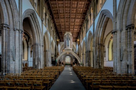 Llandaff Cathedral Nave Interior photo