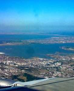 Lisbon from a plane 2007-07-18-01
