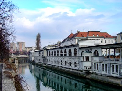 Ljubljana, January 2008, downtown detail 12