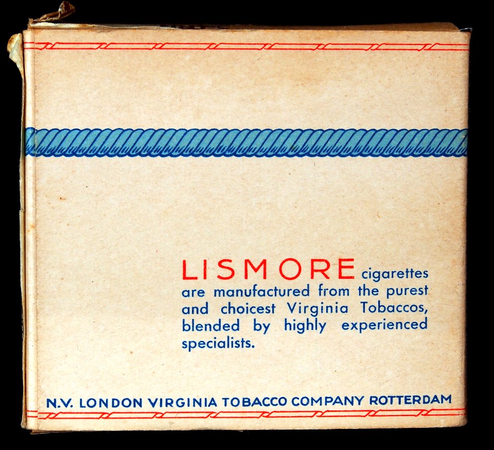 Lismore cigarettes pack, pic2