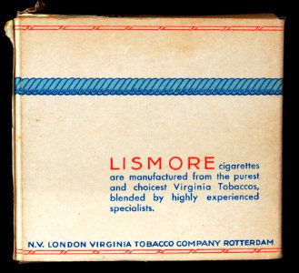 Lismore cigarettes pack, pic2