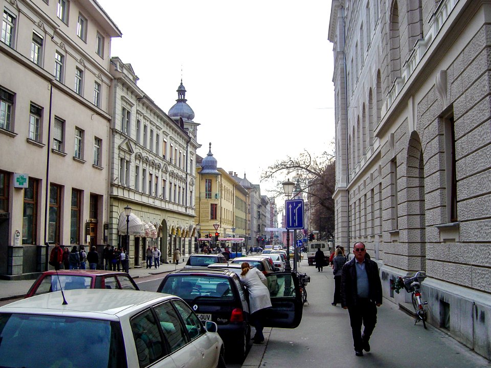 Ljubljana, January 2008, downtown detail 03