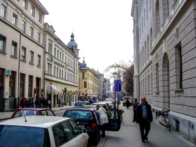 Ljubljana, January 2008, downtown detail 03