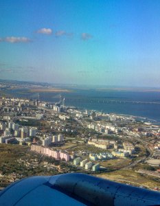 Lisbon from a plane 2007-07-18-03