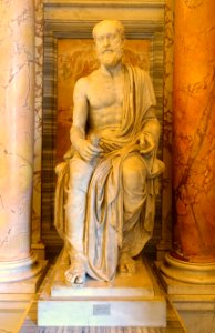 Lisia (Greek philosopher), perhaps 3rd century AD - Vatican Museums - DSC00739