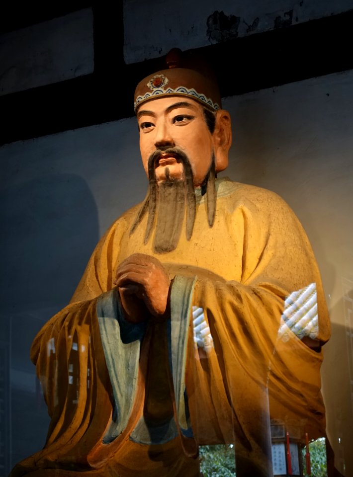 Liu Bei statue - Wuhou Shrine - Chengdu, China - DSC05416