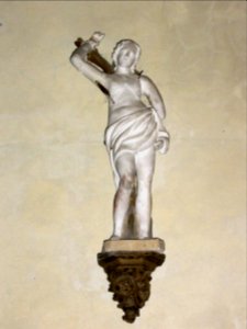 Livet-en-Saosnois (Sarthe) église, statue Saint-Sébastien