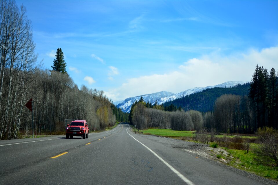 Landscape drive trip