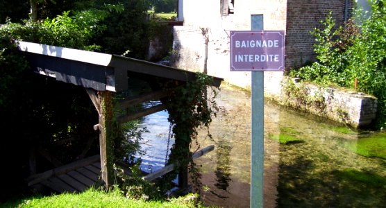 Livet Authou baignade interdite