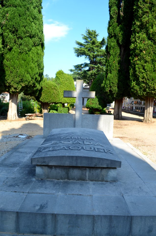 Llagostera, Cementiri Municipal, Familia Boada Fiaquer