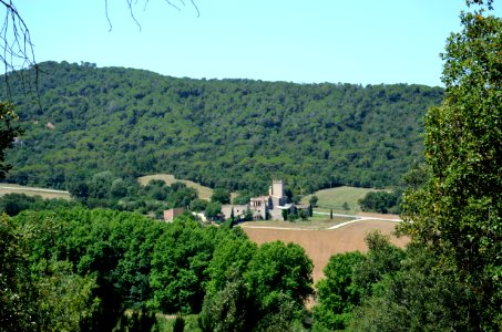 Llagostera, Can Codolar, von oben