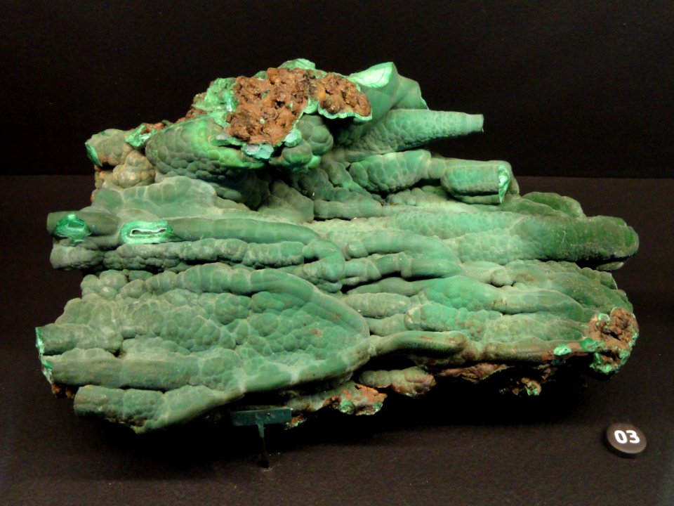 Malachite, Bisbee, Arizona - Natural History Museum of Utah - DSC07471