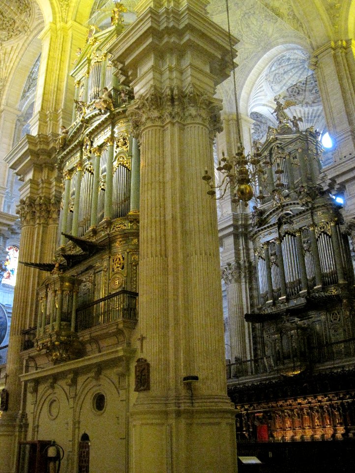 Malaga Kathedrale Orgel2