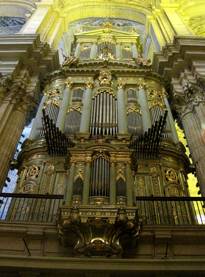 Malaga Kathedrale Epistelorgel aussen