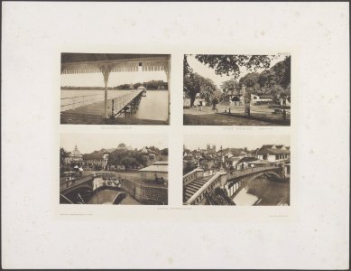 Malacca Linksboven General View Rechtsboven Fort Famosa (anno 1670) . Onder , Bestanddeelnr 844 23