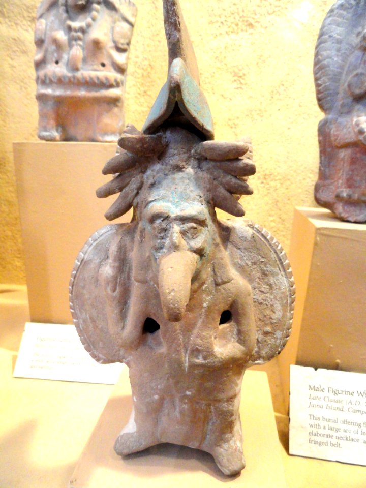 Male Figurine, Jaina Style, Late Classic Mayan - San Diego Museum of Man - DSC06852