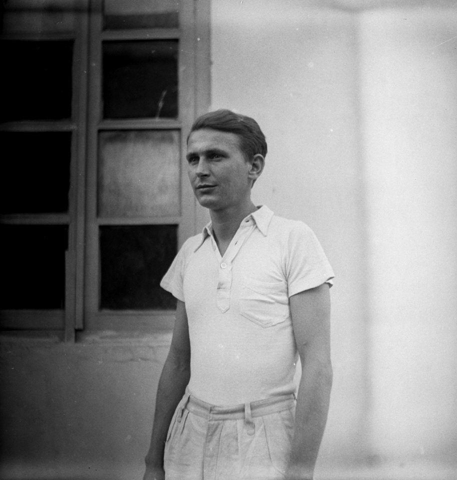 Malang Een van de vijf op 1 augustus 1947 gearresteerde Duitsers Erich Döring,, Bestanddeelnr 11771