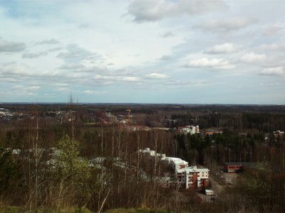 Malminkartanonhuippu view to east