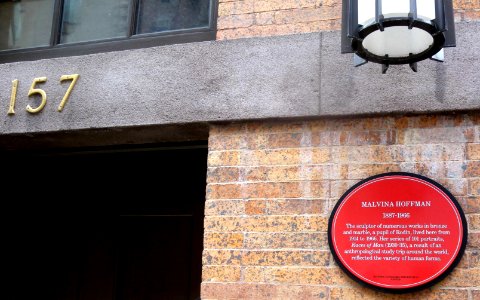 Malvina Hoffman 157 E35 plaque jeh