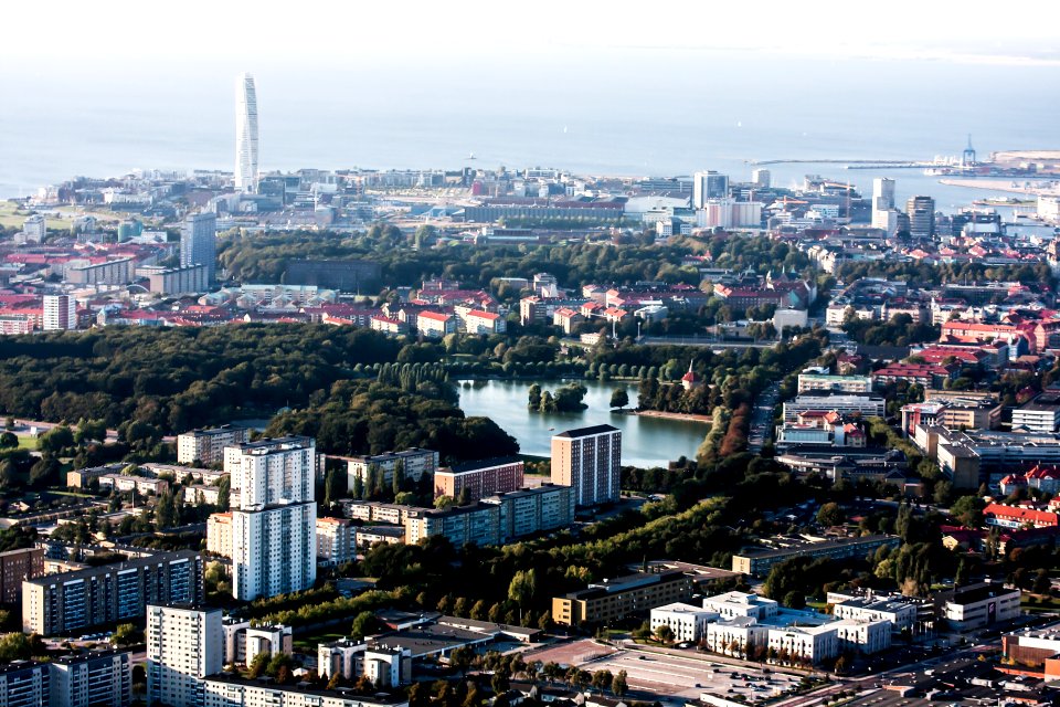 Malmö–flygbild 06 september 2014