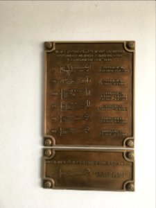 Malmi airport Air force memorial plate