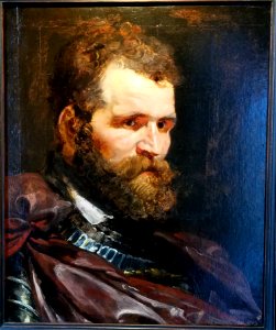 Man in Armor, by Peter Paul Rubens, c. 1615, oil on panel - Hyde Collection - Glens Falls, NY - 20180224 120013