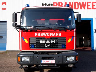 MAN fire engine, Brandweer Antwerpen, Unit 57 pic4