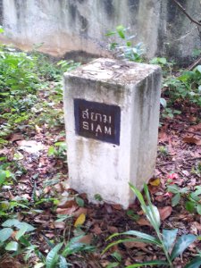 Malaysia-Thailand border marker 5
