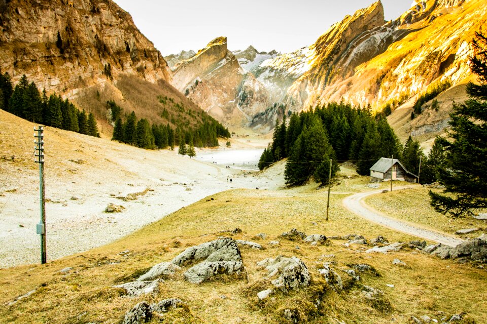 Nature mountains water