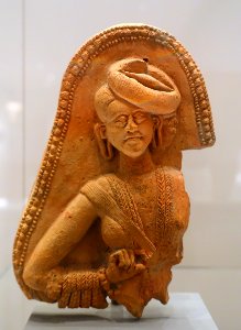 Male figure, Chandraketugarh, India, 2nd-1st century BC, terracotta - Ethnological Museum, Berlin - DSC01682