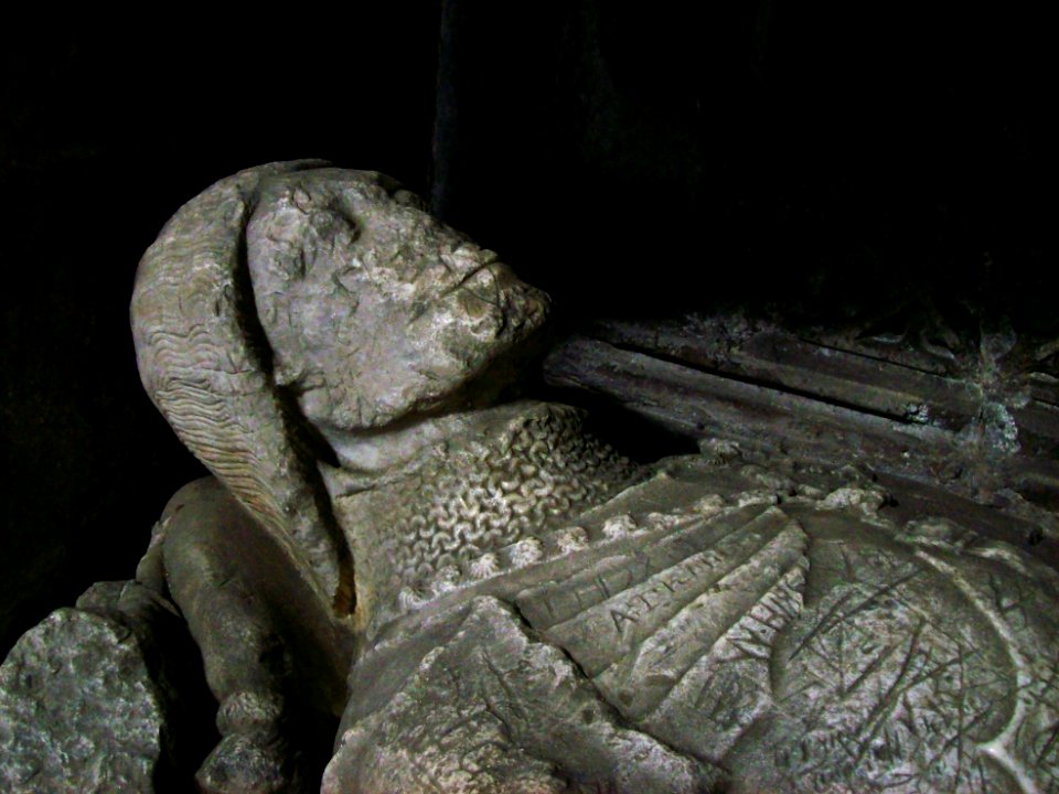 Male effigy, Minster in Sheppey