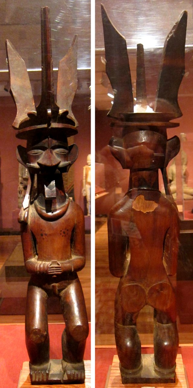 Male ancestral figure (adu zatua), central Nias, Sawaihili Village, Honolulu Museum of Art