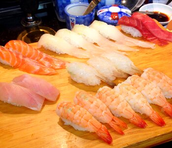 Time fish shrimp