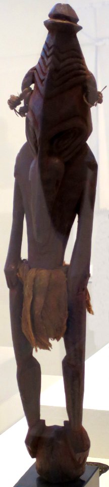 Male ancestor figure, Ramu River region, Honolulu Museum of Art, 7145.1