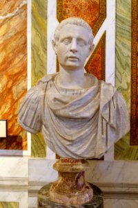 Male bust - Galleria Borghese - Rome, Italy - DSC04893