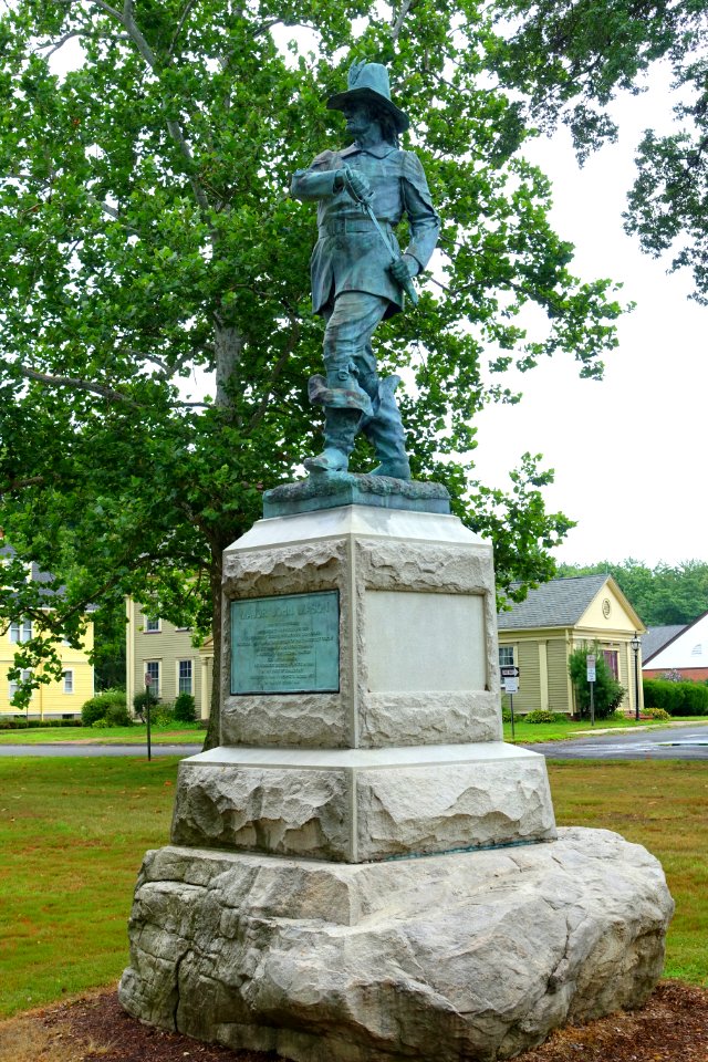 Major John Mason by James C. G. Hamilton, dedicated 1889 - Palisado Green - Windsor, Connecticut - DSC04409