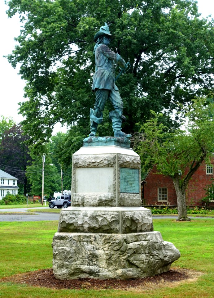 Major John Mason by James C. G. Hamilton, dedicated 1889 - Palisado Green - Windsor, Connecticut - DSC04392