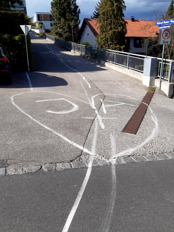 Maisteig Schriftzug in Egelsee (Krems)