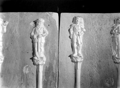 Mallen voor theelepels van de fa Gerritsen & Van Kempen in Zeist, Bestanddeelnr 190-0572