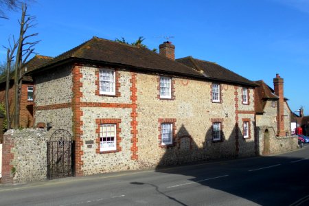 Malthouse Cottages, 18–21 Wish Hill, Willingdon (NHLE Code 1043615) (April 2011)