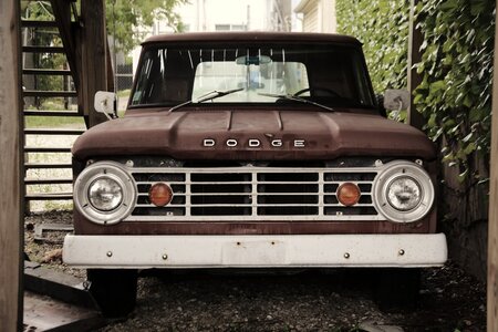 Nostalgia wheel truck photo